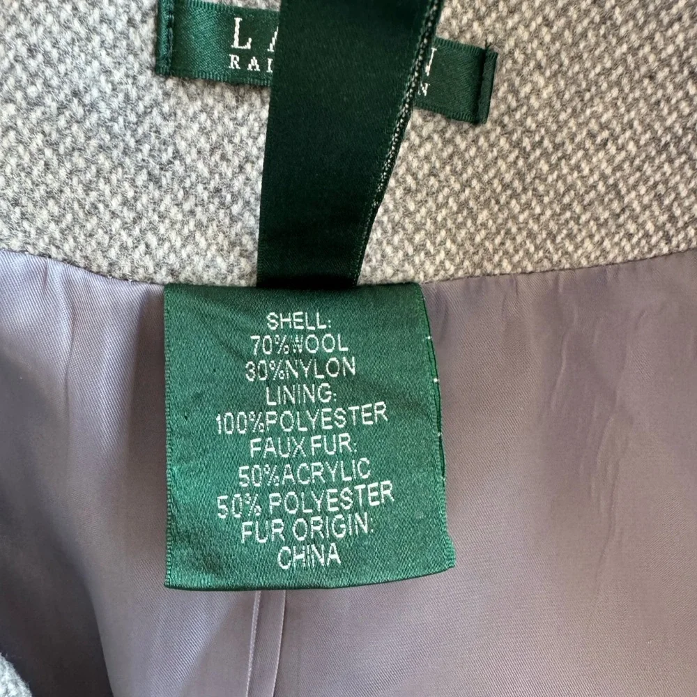 LAUREN by Ralph Lauren Gray Zipper Jacket - Picture 15 of 17